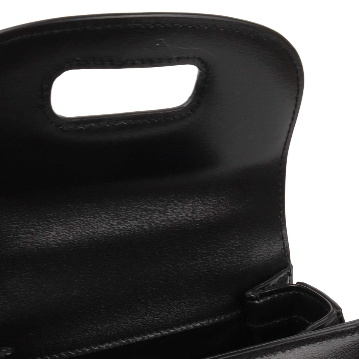 Gucci Bamboo 1947 Mini Top Handle Bag Black.