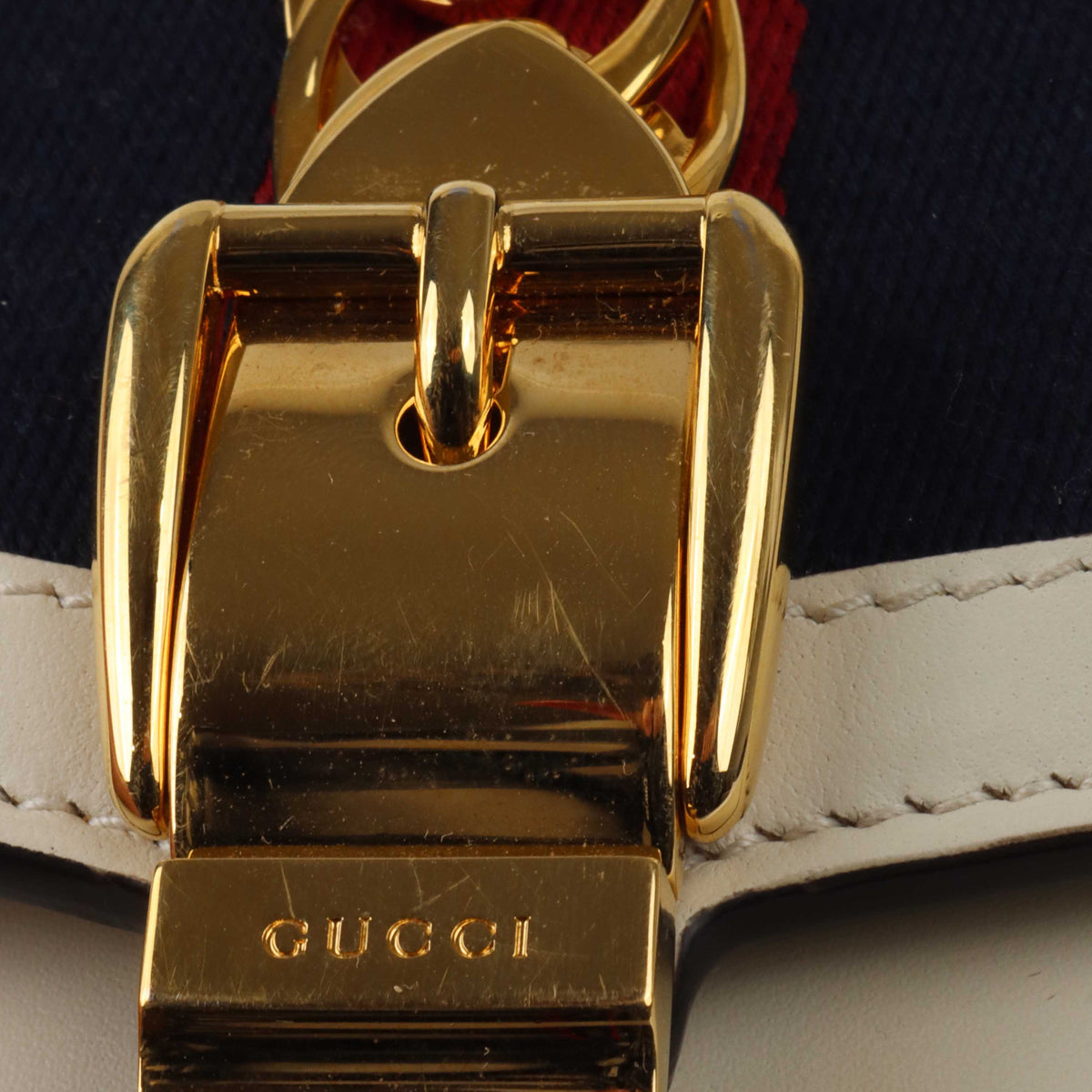 Gucci Mini White Sylvie Bag *