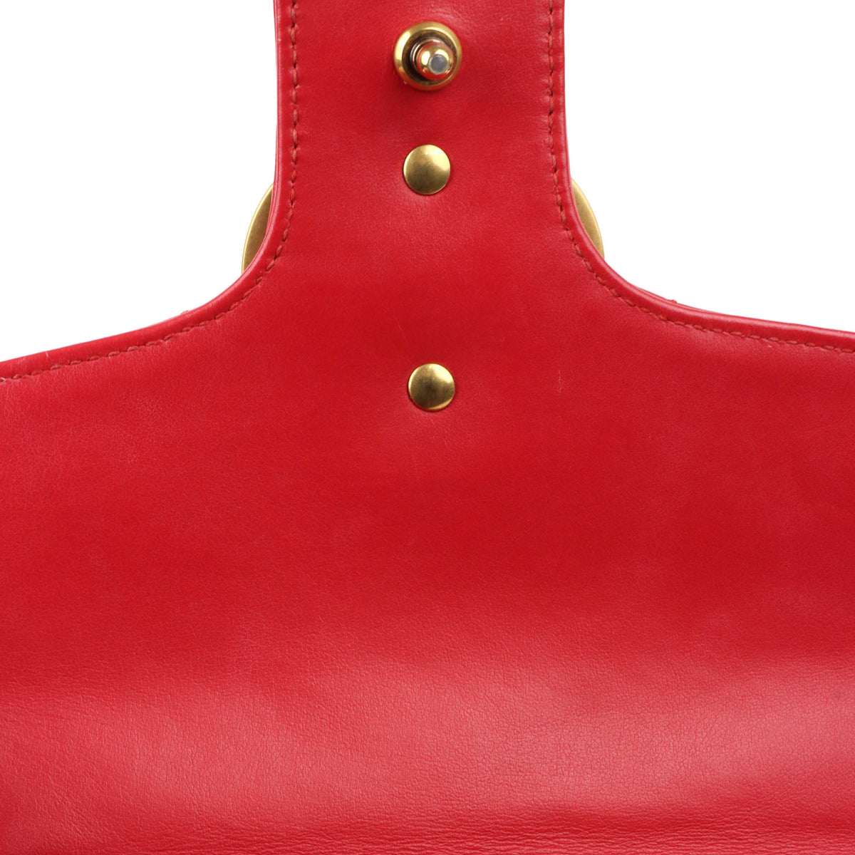 Gucci Small Red Marmont Shoulder Bag.