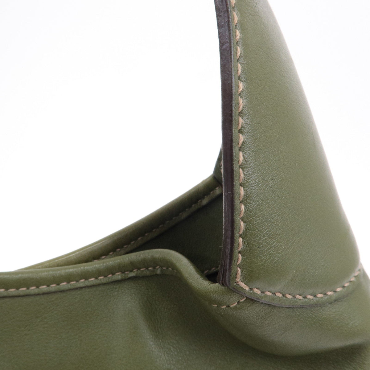 GUCCI Sherry Leather Shoulder Bag Hand Bag Green 153029
