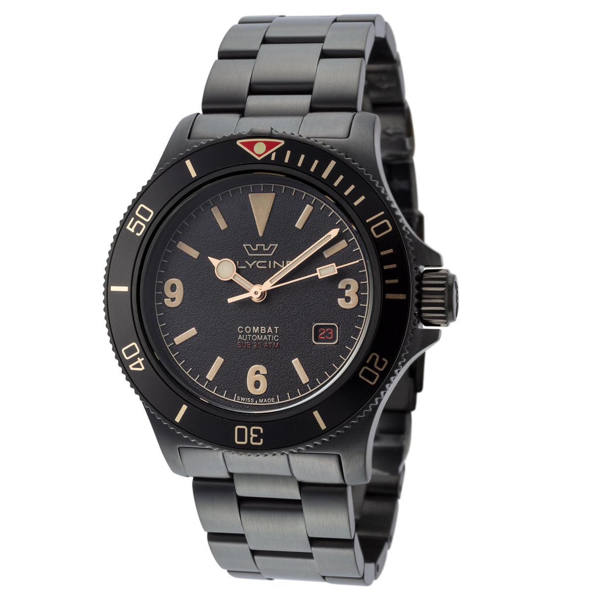 Glycine Men's Combat Sub Vintage 42mm Automatic Watch GL0290