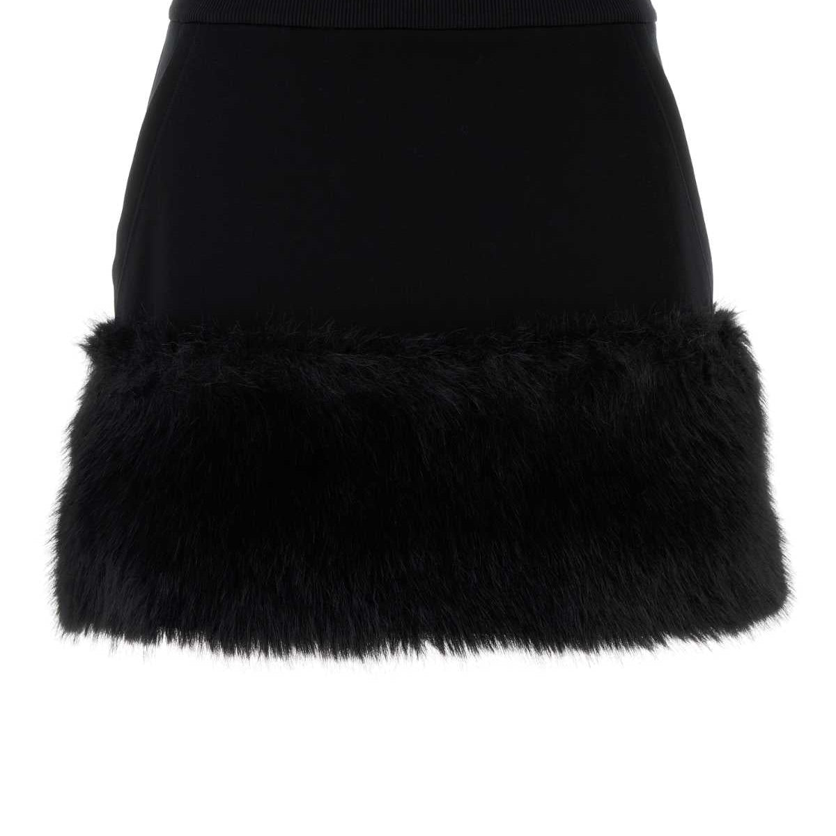 PRADA Cotton Blend Mini Skirt for Women - Spring/Summer 2025
