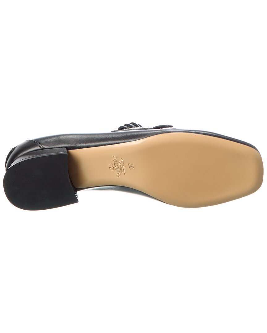 Valentino Vlogo 25 Leather Loafer