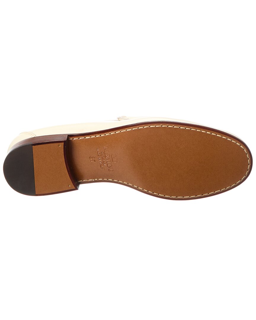 Valentino Vlogo Leather Loafer