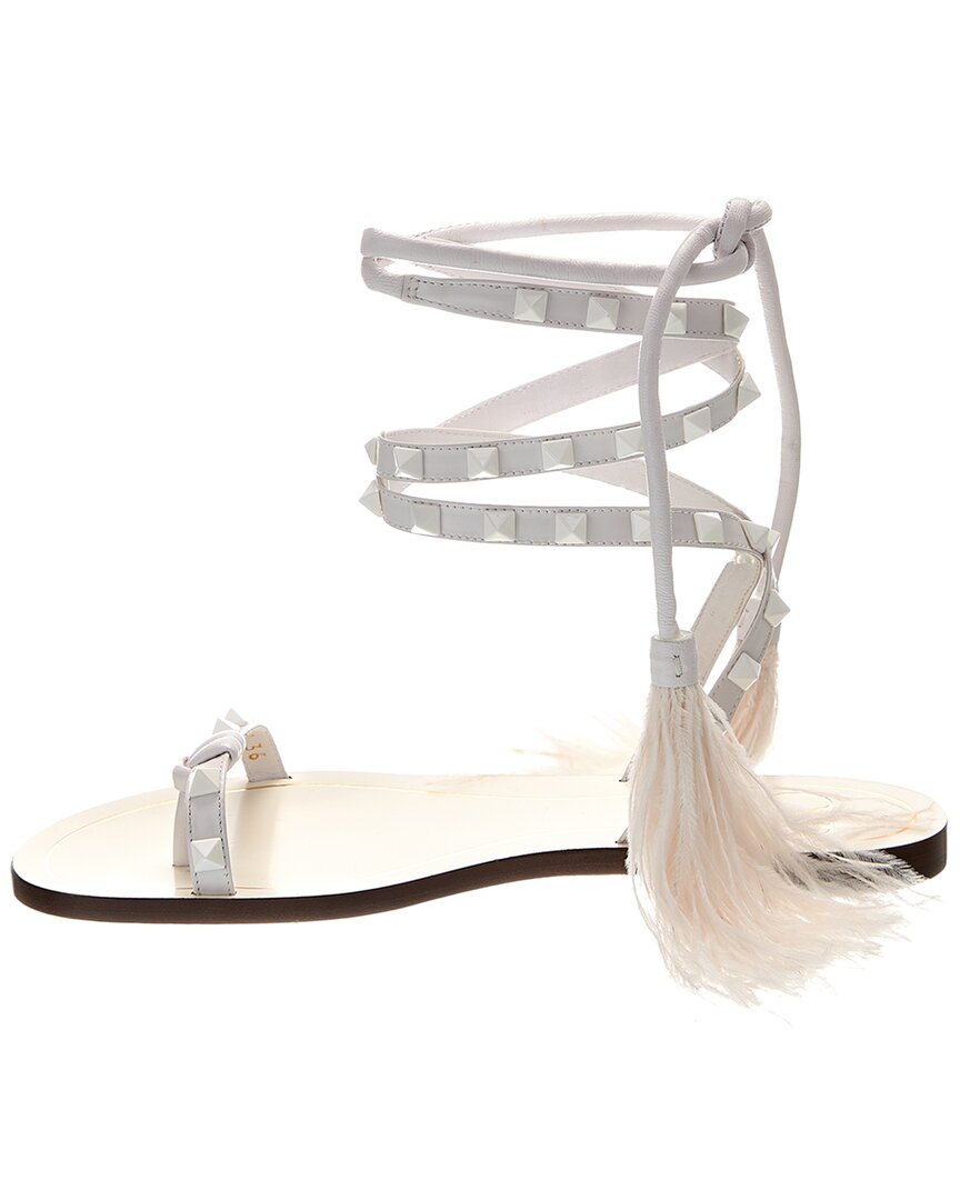 Valentino Rockstud Leather Sandal