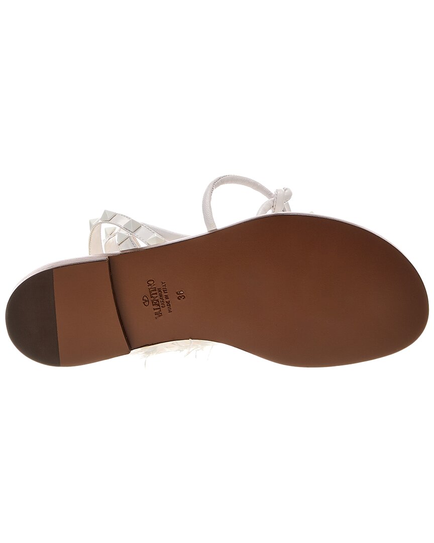 Valentino Rockstud Leather Sandal