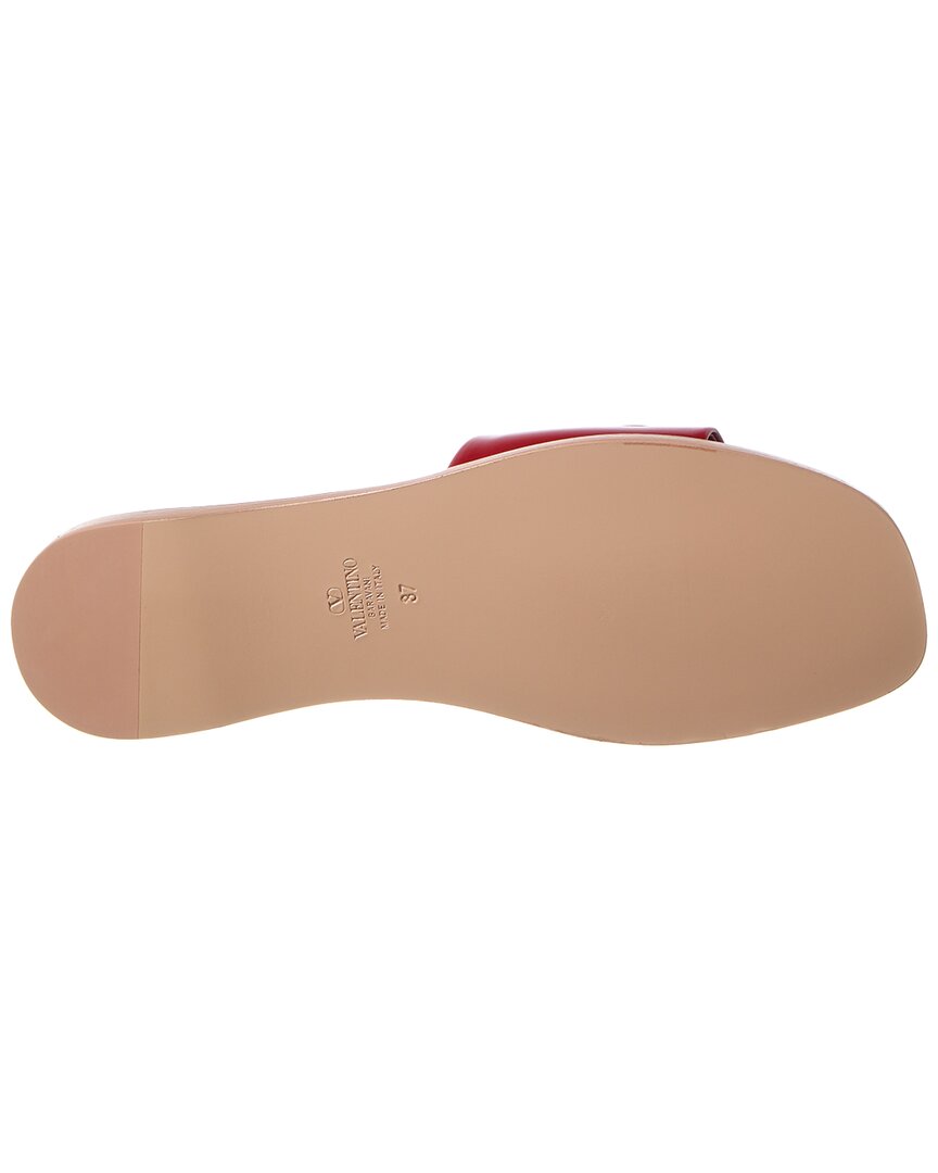 Valentino Vlogo Leather Sandal