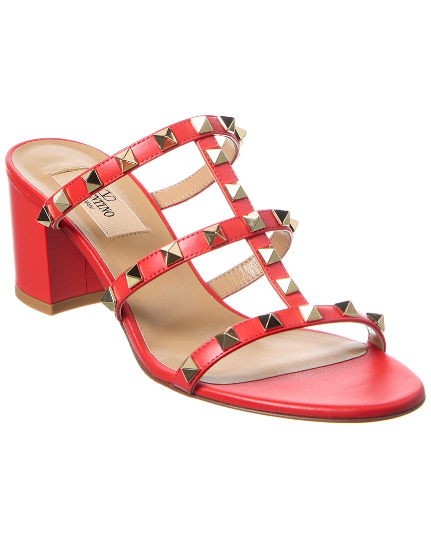 Valentino Rockstud Caged 60 Leather Sandal