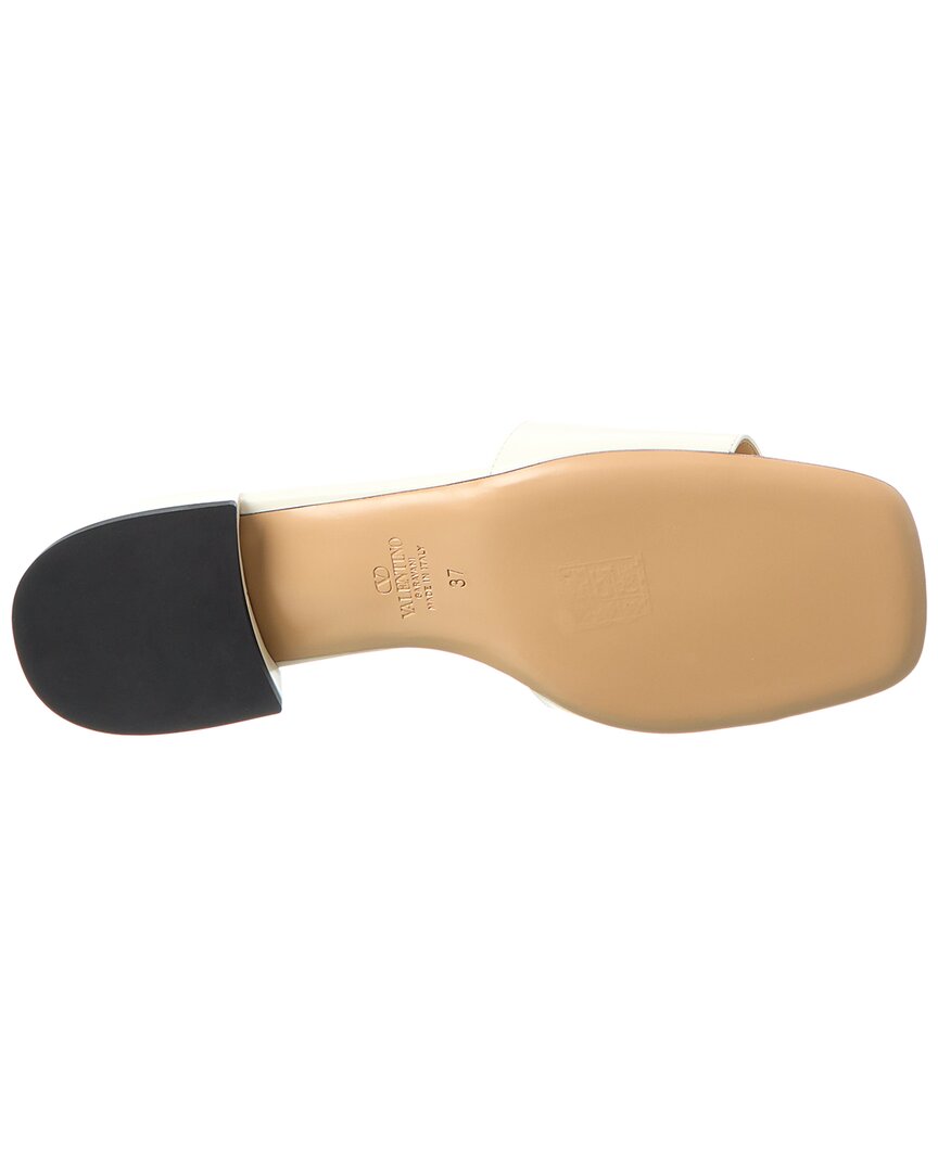 Valentino Vlogo Leather Sandal