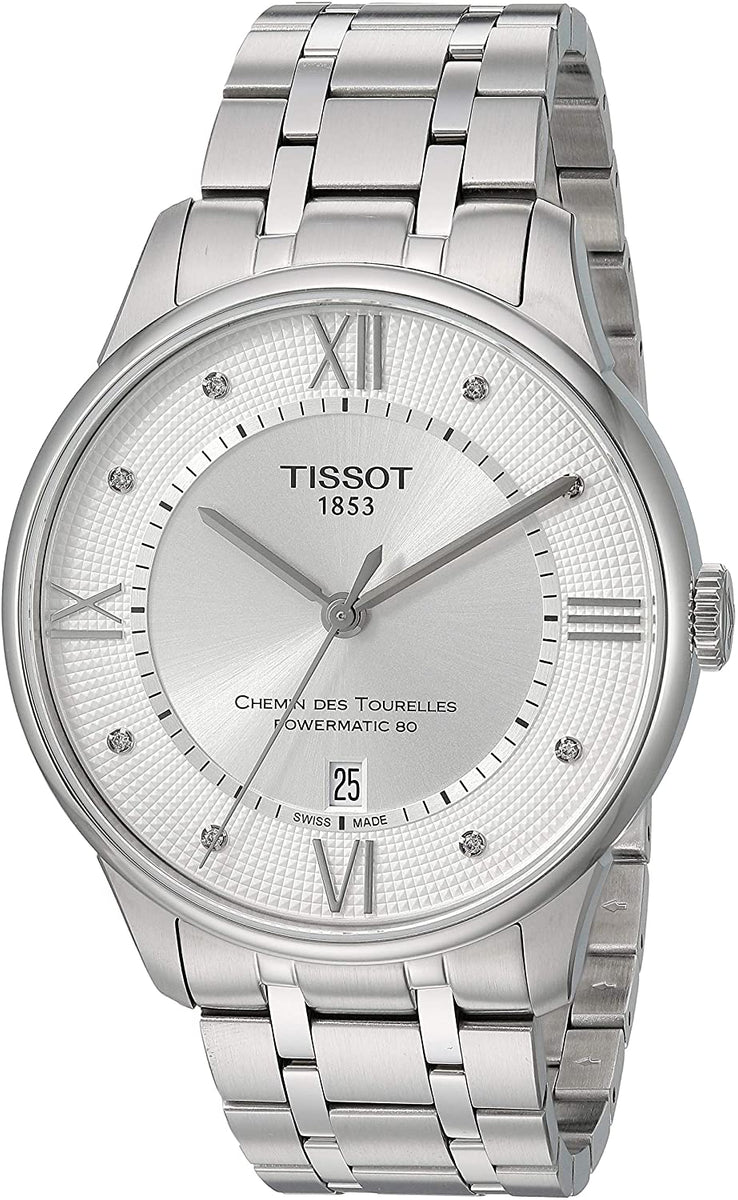 Tissot Men's T0994071103300 T-Classic Chemin des Tourelles 42mm Automatic Watch