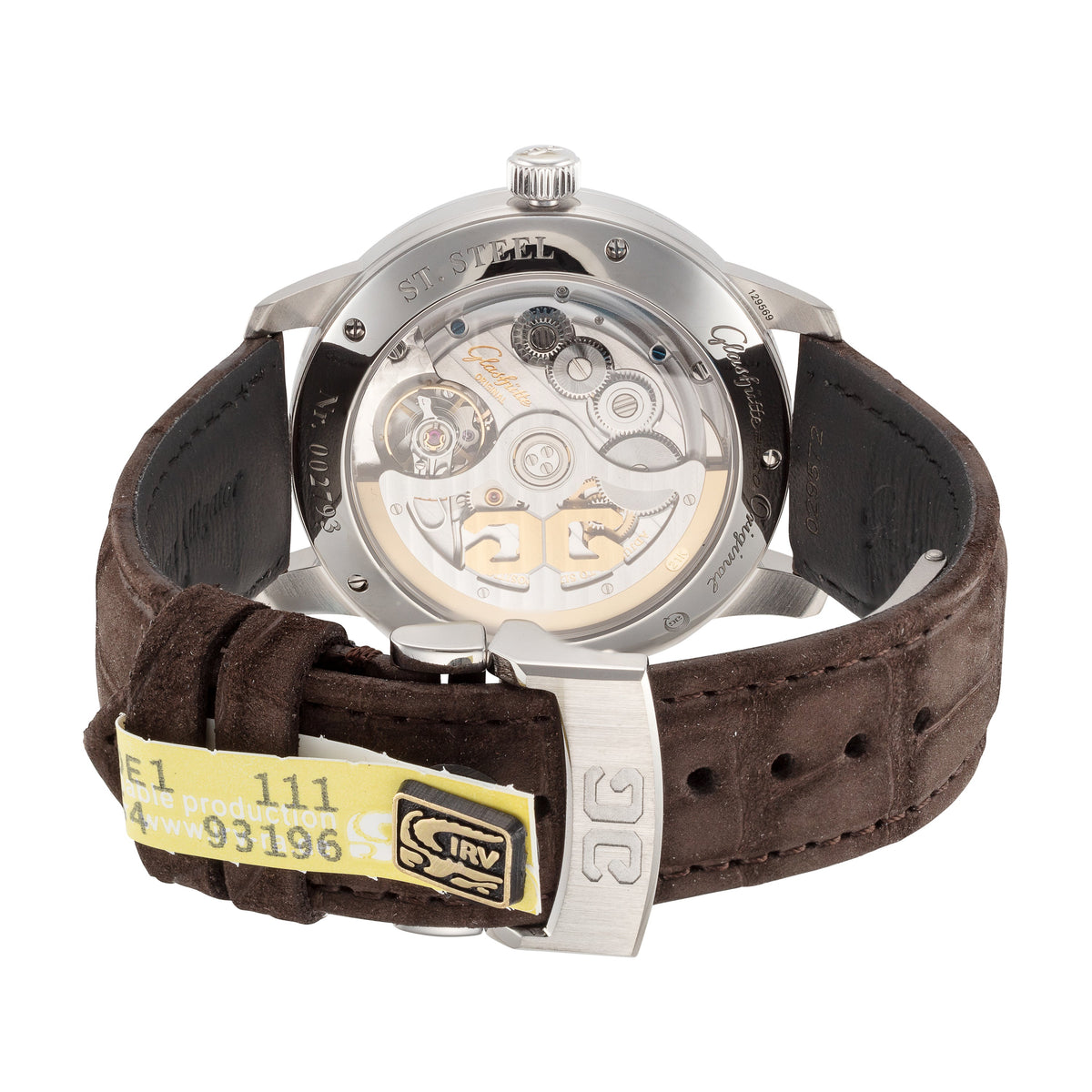 Glashutte Mens Senator Excellence Panorama 42mm Automatic Watch