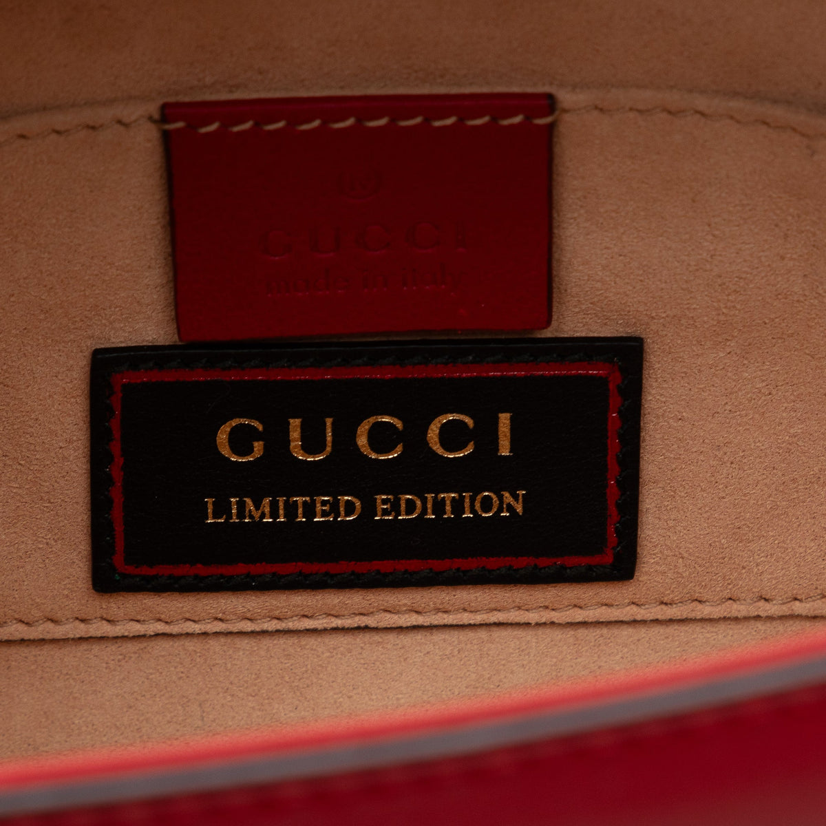 GUCCI Padlock Crystal Embellished Crossbody Bag