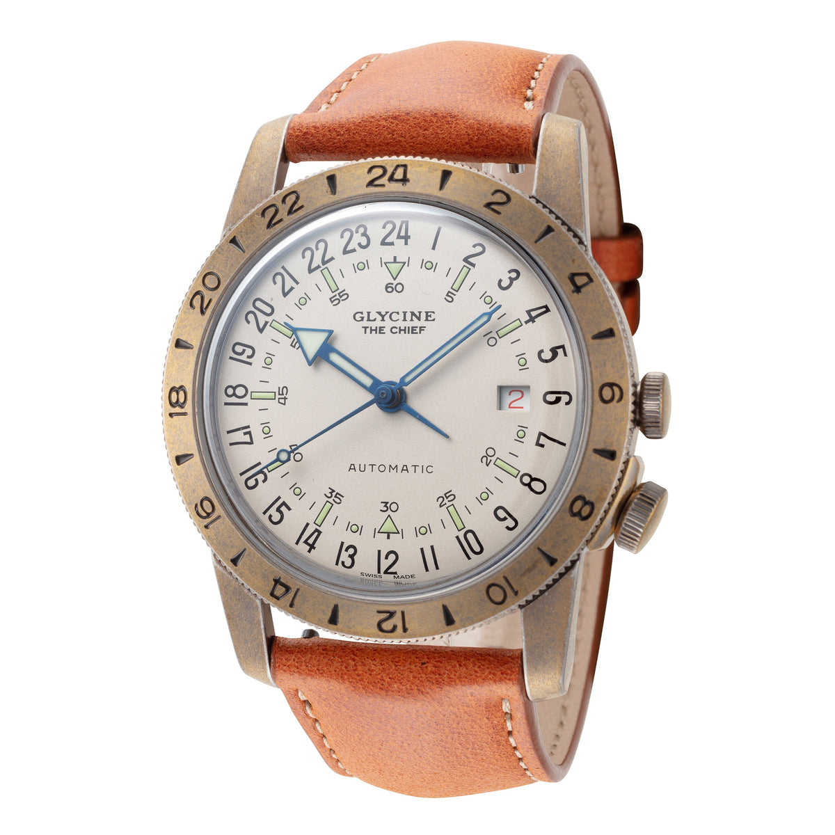 Glycine Men's GL0415 Airman The Chief 40mm Automatic Watch