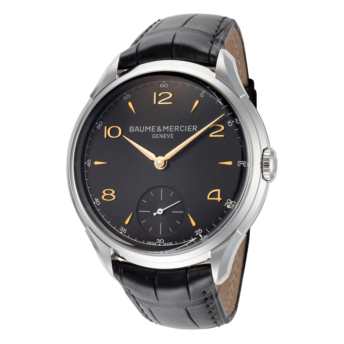 Baume and Mercier Men's Clifton 45mm Manual-Wind Watch