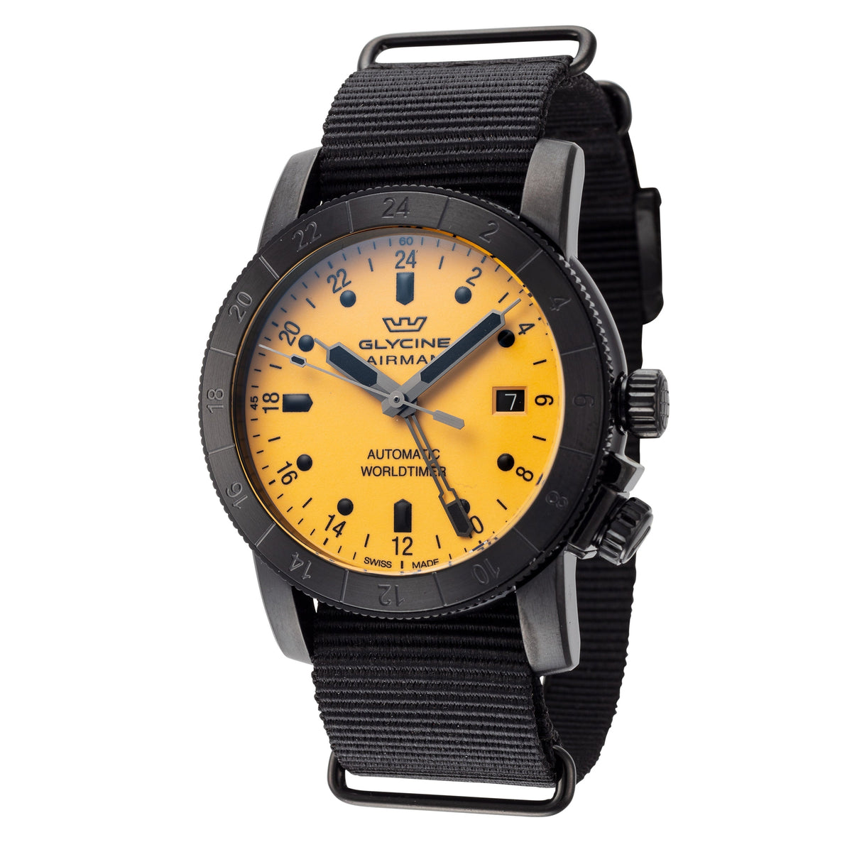 Glycine Men's Airman Contemporary 42mm Automatic Watch GL0462