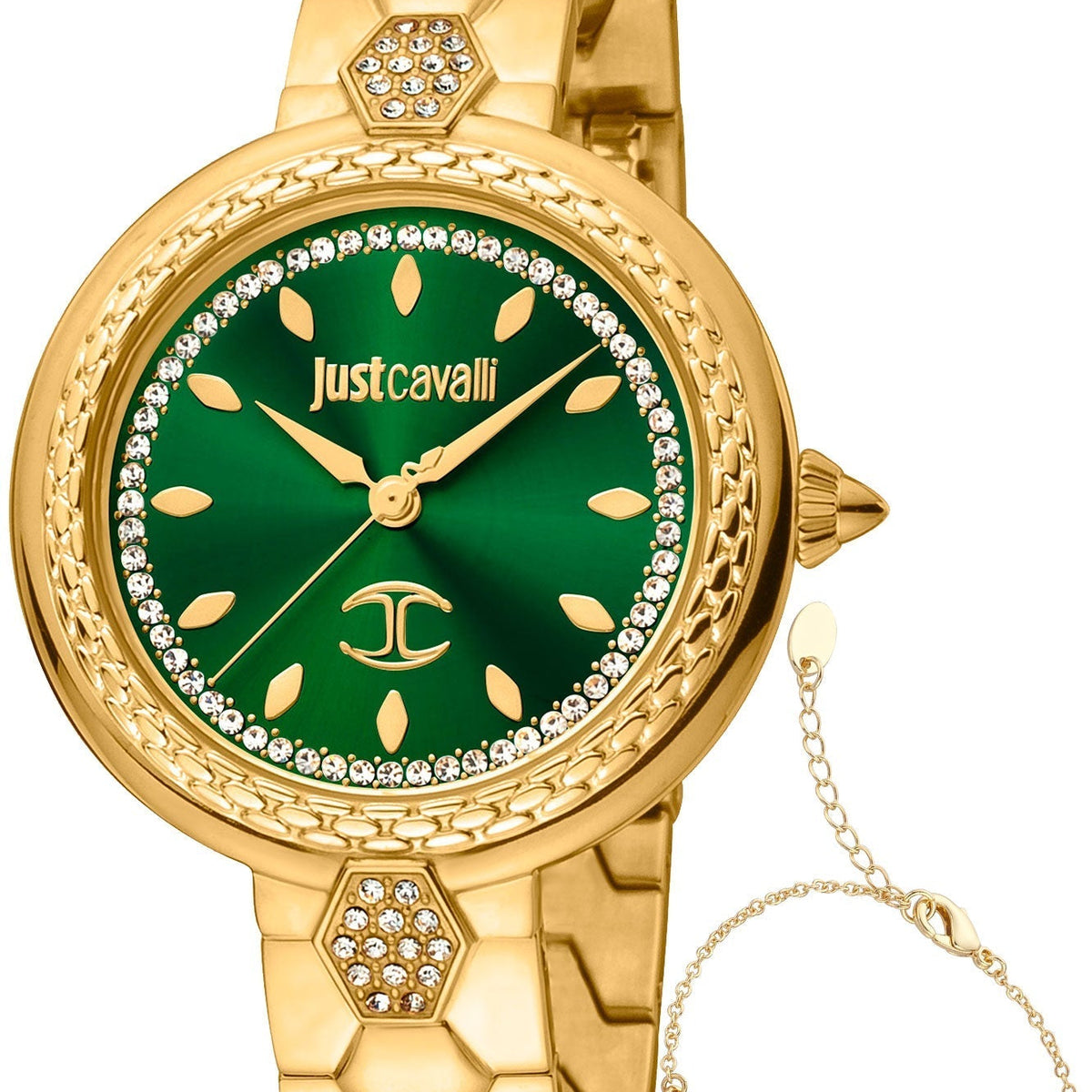 Just Cavalli SET JC1L205 Snake Creazione 34mm Quartz Women's Watch