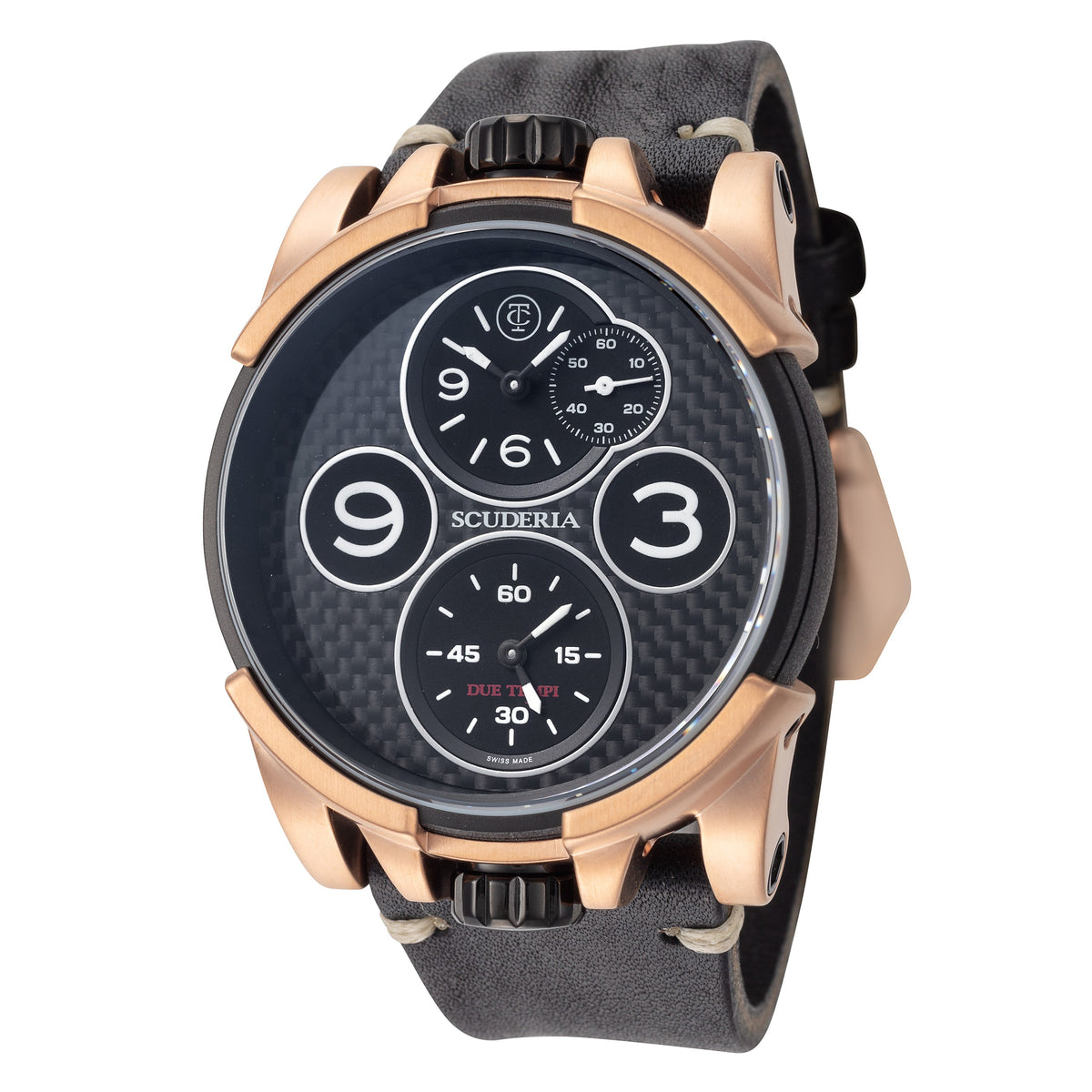 CT Scuderia Men's Due Tempi 44mm Quartz Chronograph Watch