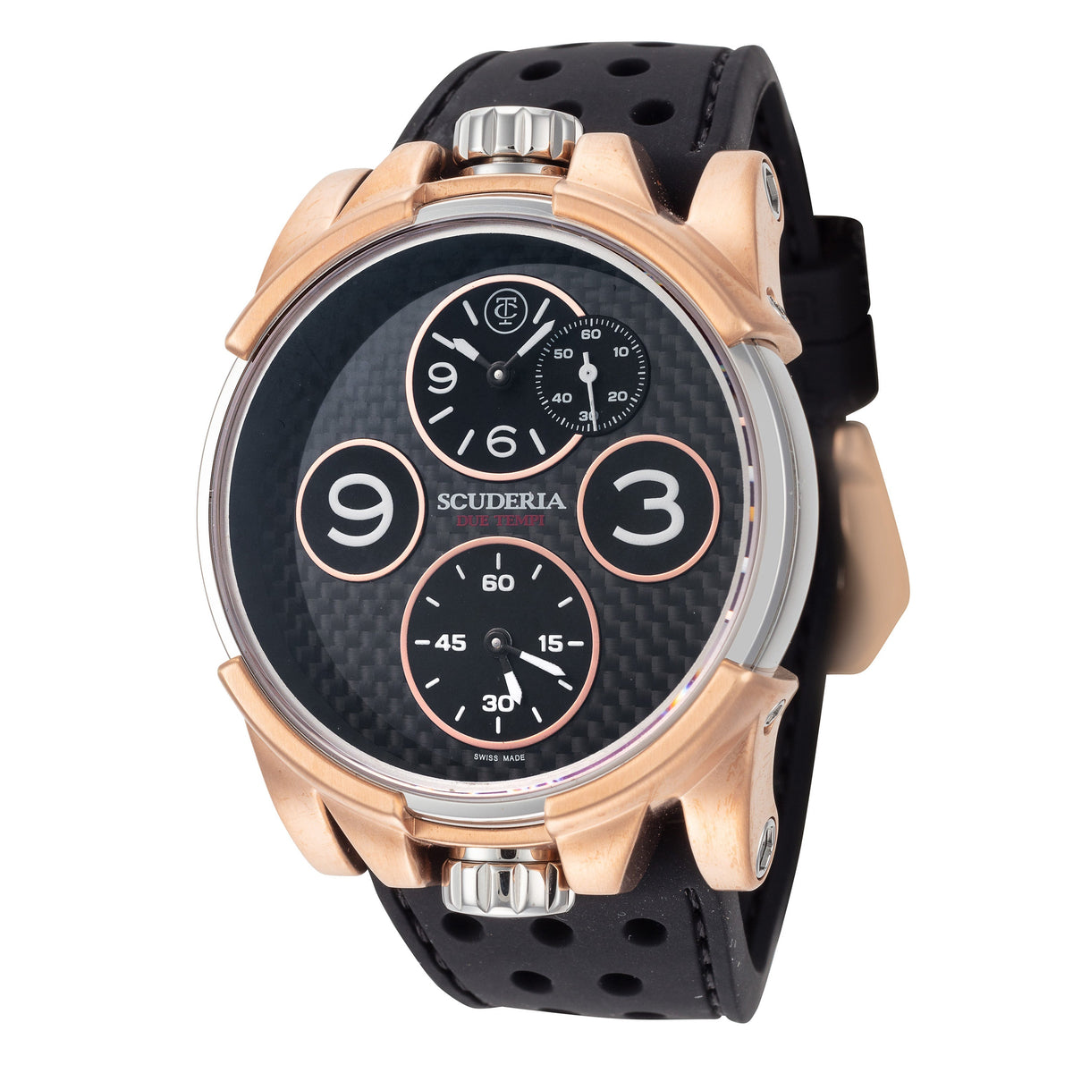 CT Scuderia Men's Due Tempi 44mm Quartz Chronograph Watch