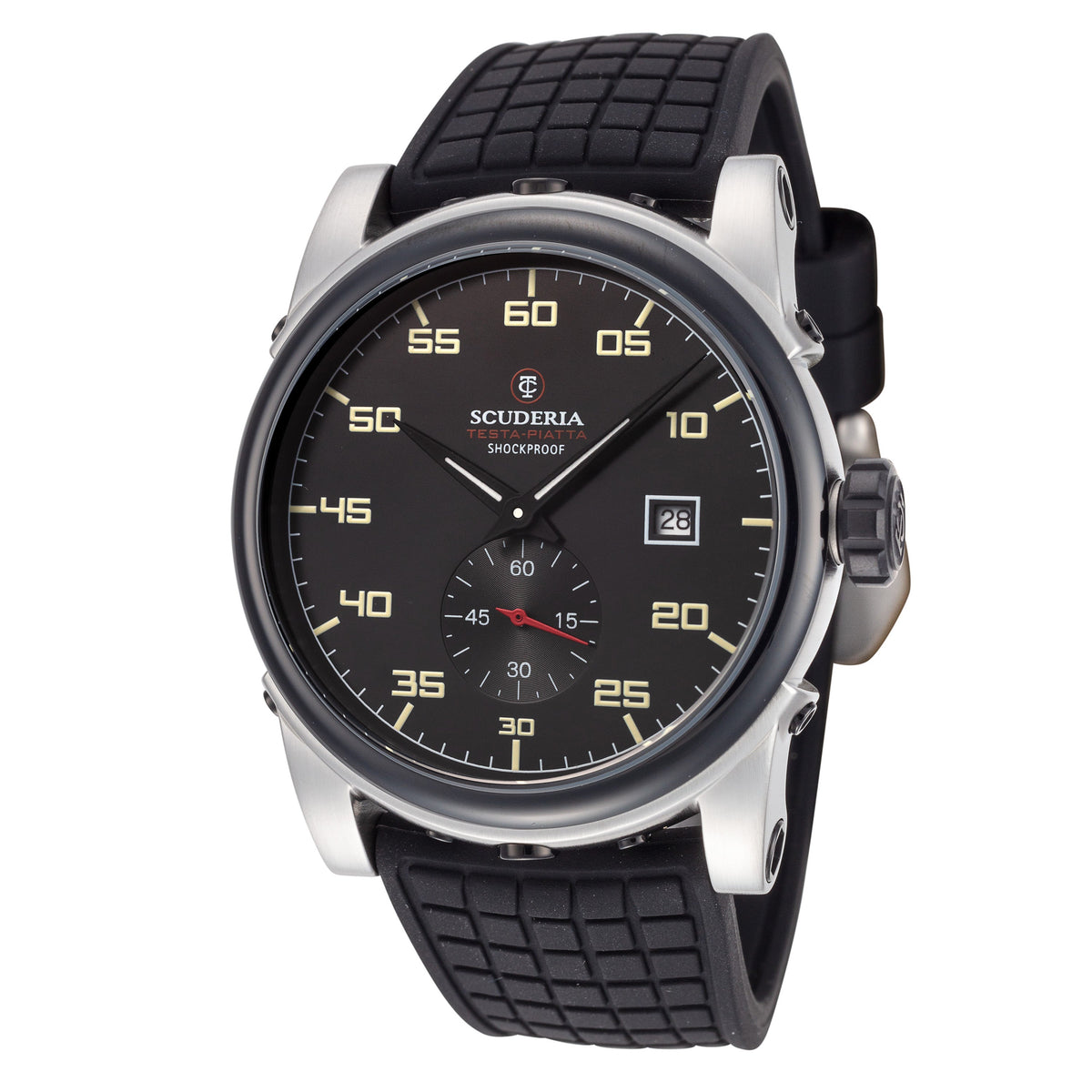 CT Scuderia Men's Testa Piatta 42mm Automatic Watch