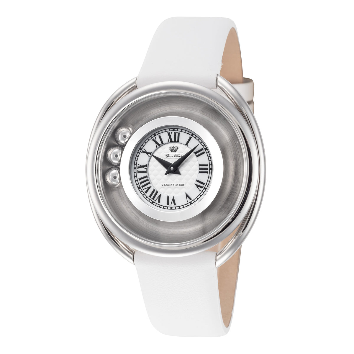 Glam Rock Women's Around The Time 40mm Quartz Watch