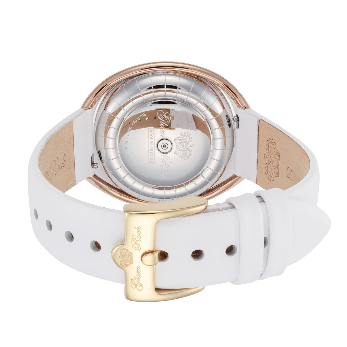 Glam Rock Women's Around The Time 40mm Quartz Watch