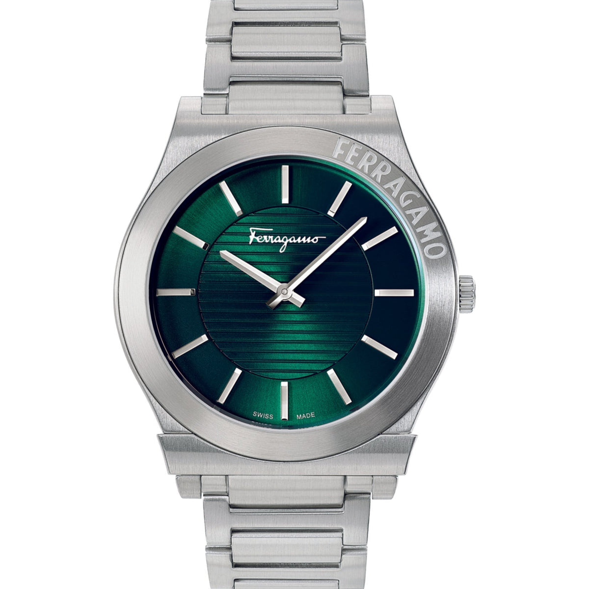 Ferragamo Men's Gancini 41mm Quartz Watch SFMP00222