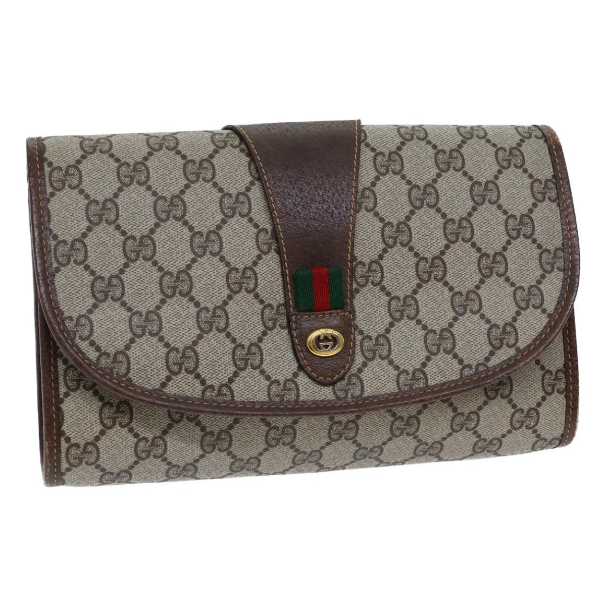 GUCCI GG canvas Clutch Bag