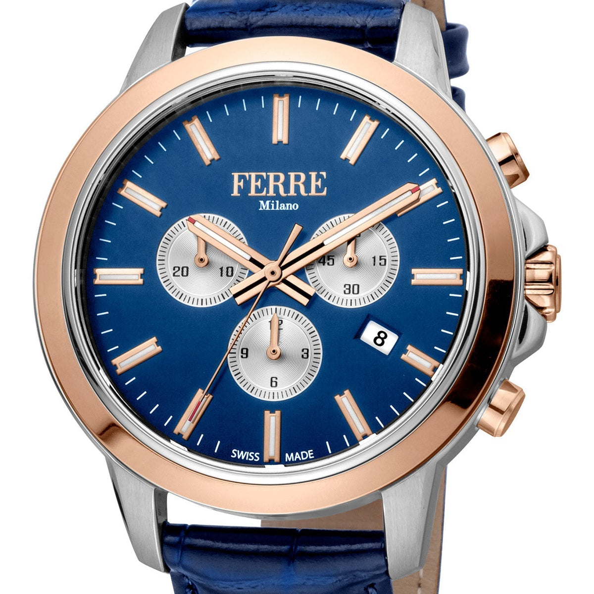 Ferre Milano Men's Fashion 44mm Quartz Watch
