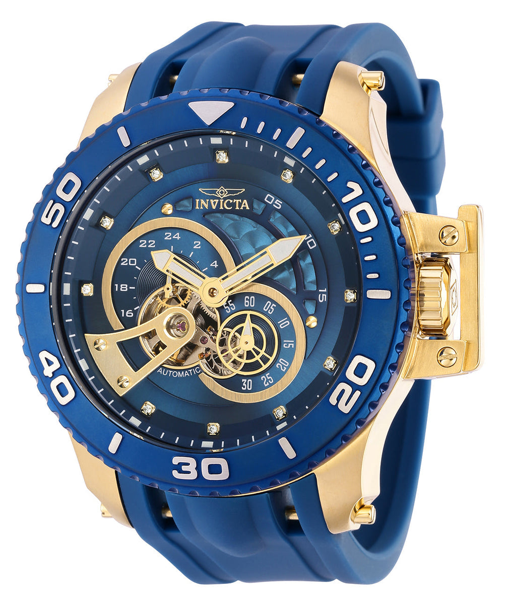Invicta Men's 50mm Blue Dial Automatic Watch