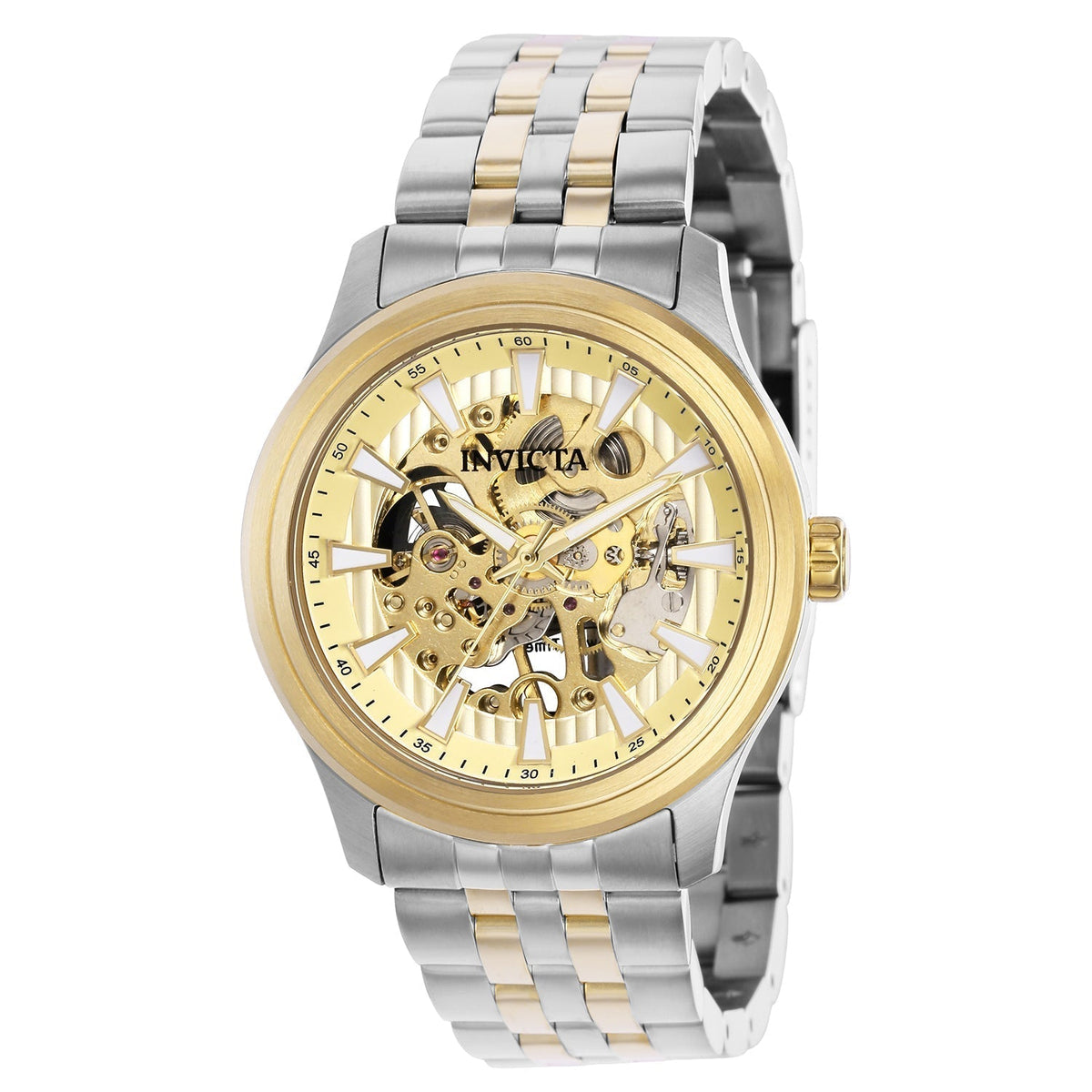Invicta Men's 42mm Gold Dial Manual-Wind Watch