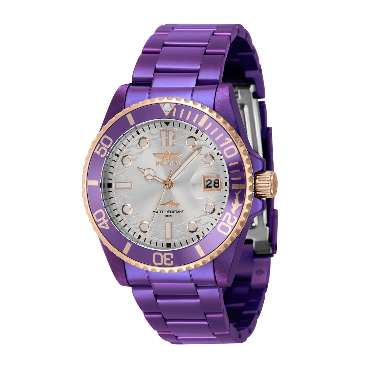 Invicta Women's 38mm Silver Dial Quartz Watch