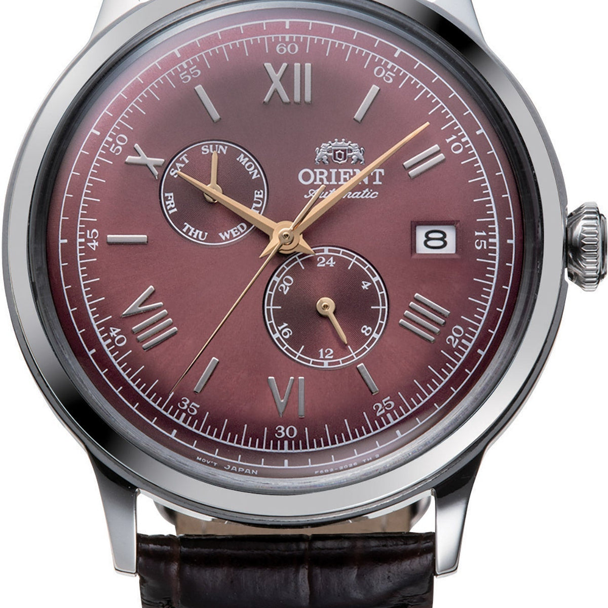 Orient Men's Bambino V8 41mm Automatic Watch RA-AK0705R10B