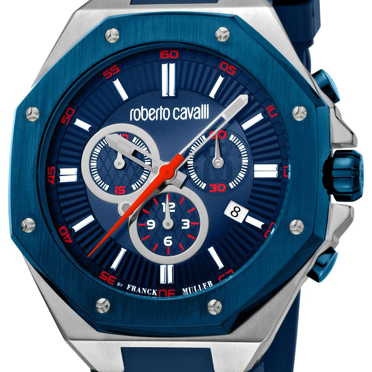 Roberto Cavalli by Franck Muller Men's RV1G123P0021 44mm Quartz Watch