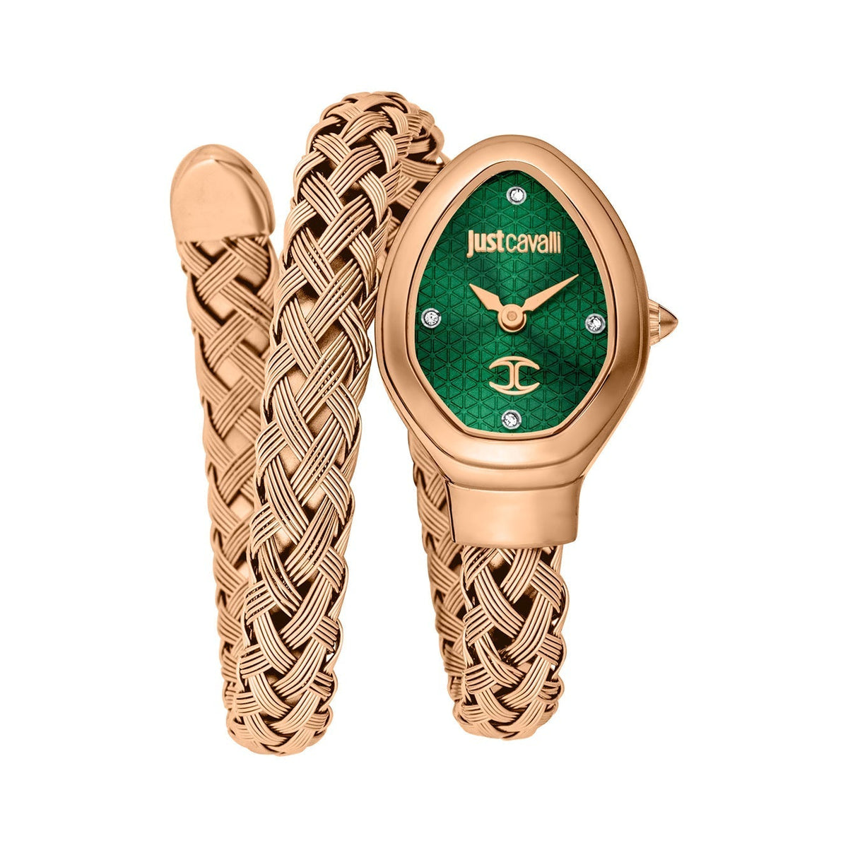 Just Cavalli Women's JC1L264M0045 Signature Snake 22mm Watch
