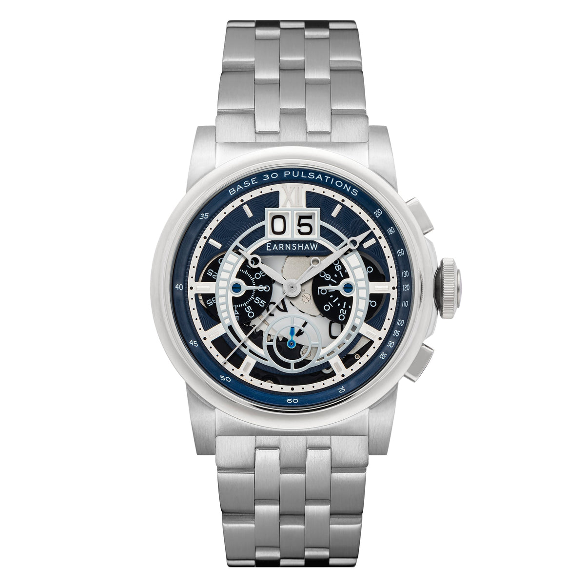 Thomas Earnshaw Men's ES-8267-22 Hansom 44mm Quartz Watch