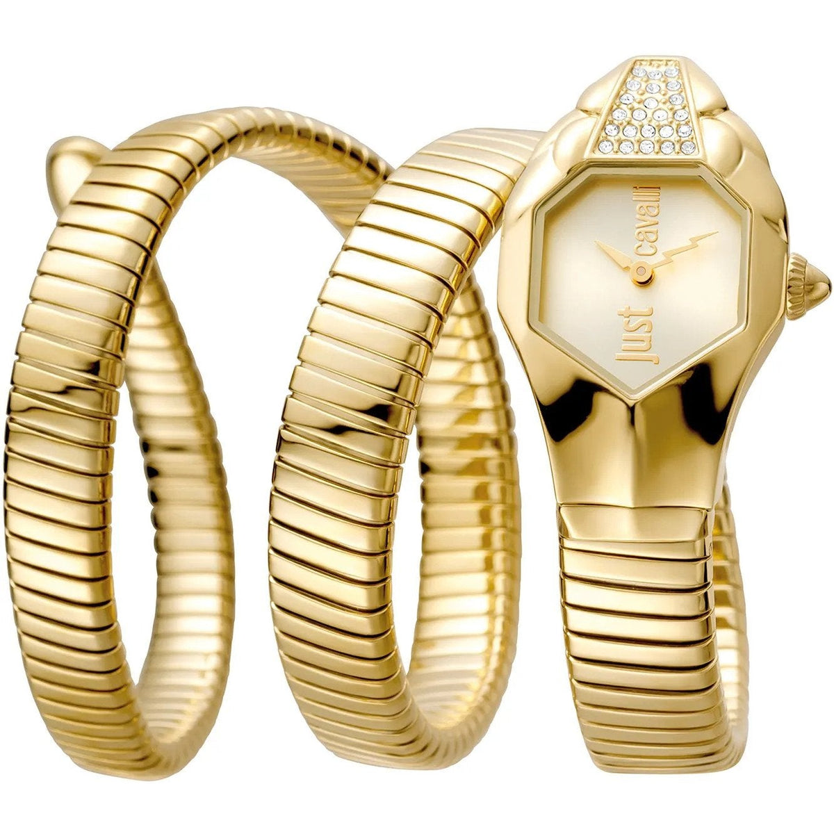 Just Cavalli Women's JC1L022M0025 Signature Snake Glam 22mm Watch