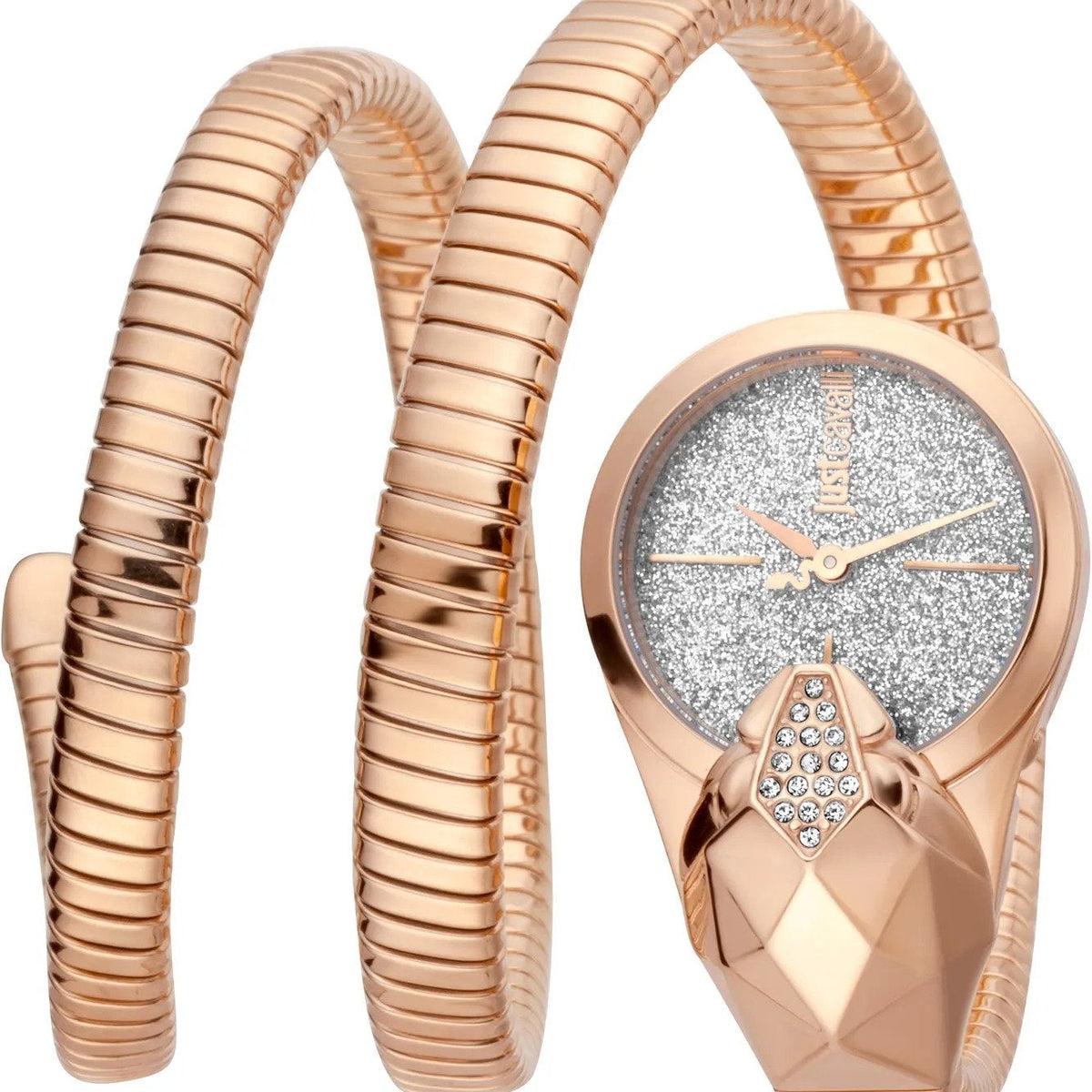 Just Cavalli Women's JC1L114M0055 Signature Snake Glam Time EVO 1 26mm Watch