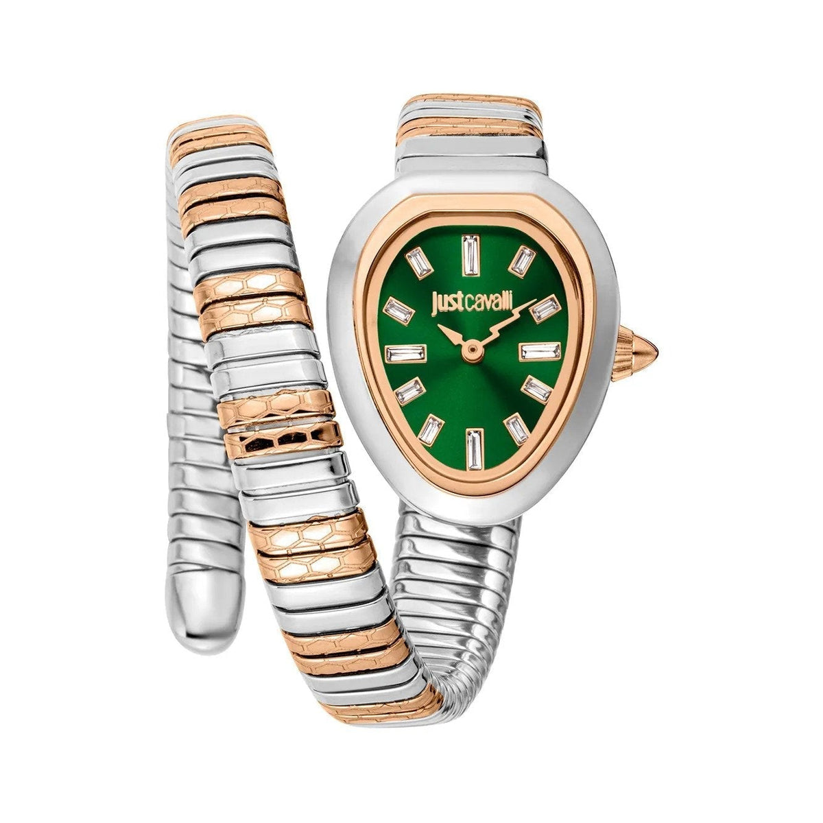 Just Cavalli Women's JC1L222M0075 Signature Snake Aversa 23mm Watch