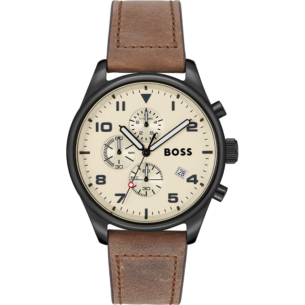 Hugo Boss Men's 1513990 View 44mm Quartz Watch