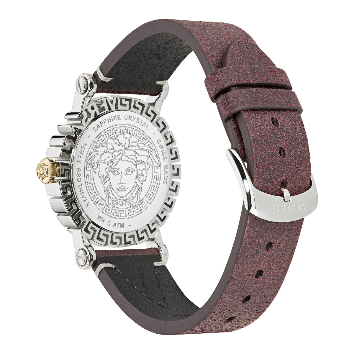 Versace Men's VE6D00123 Greca Glam 40mm Quartz Watch