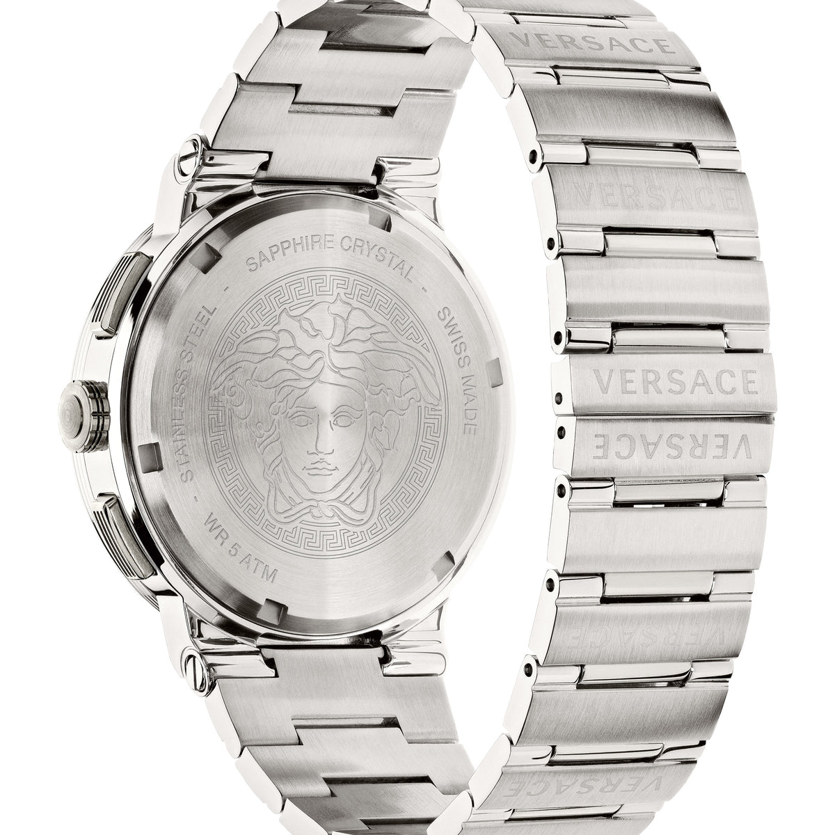 Versace Men's VEZ900121 Greca Logo 43mm Quartz Watch
