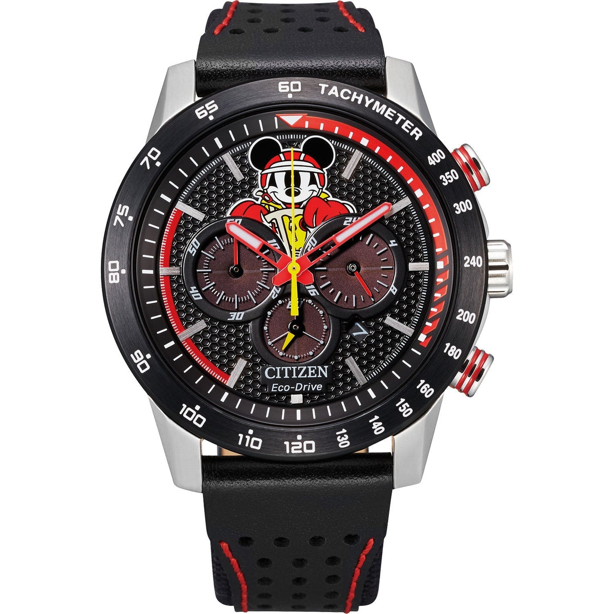 Citizen Men's 44mm Black Dial Eco-Drive Solar Watch CA4439-07W