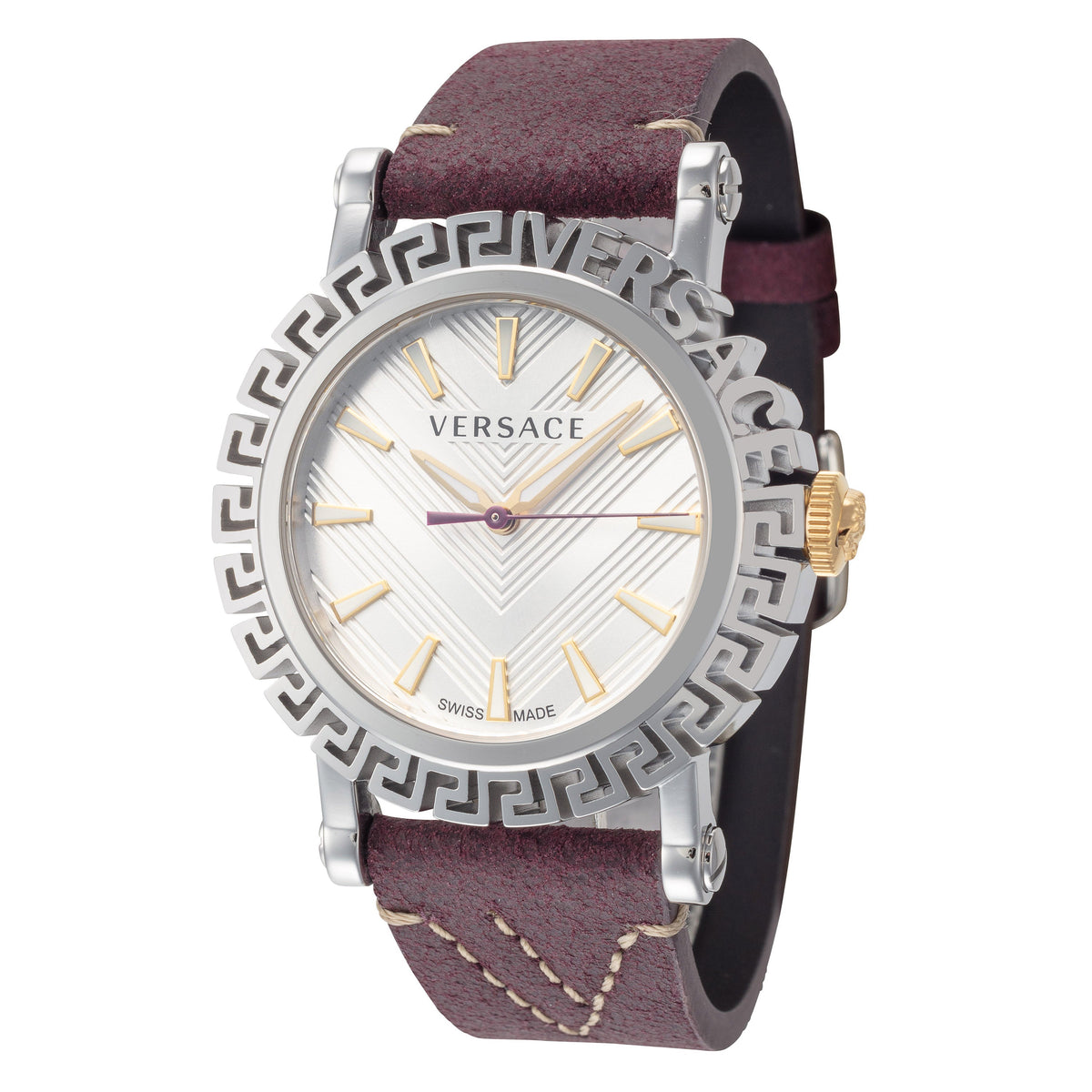 Versace Men's VE6D00123 Greca Glam 40mm Quartz Watch