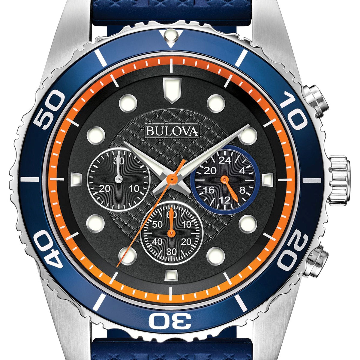Bulova Men's Sport 42mm Quartz Watch Chronograph 98A205