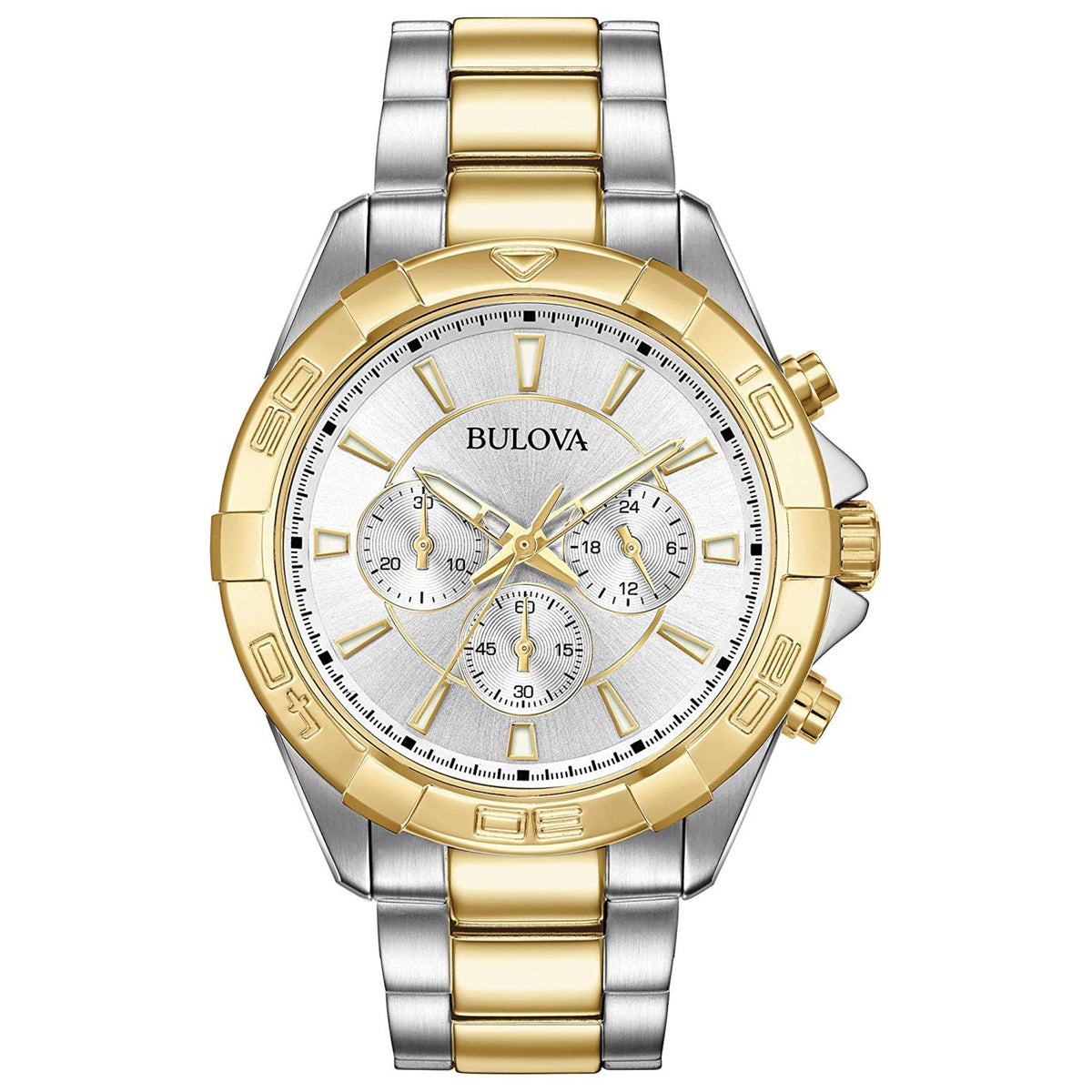 Bulova Men's Classic 42mm Quartz Watch Chronograph 98A221