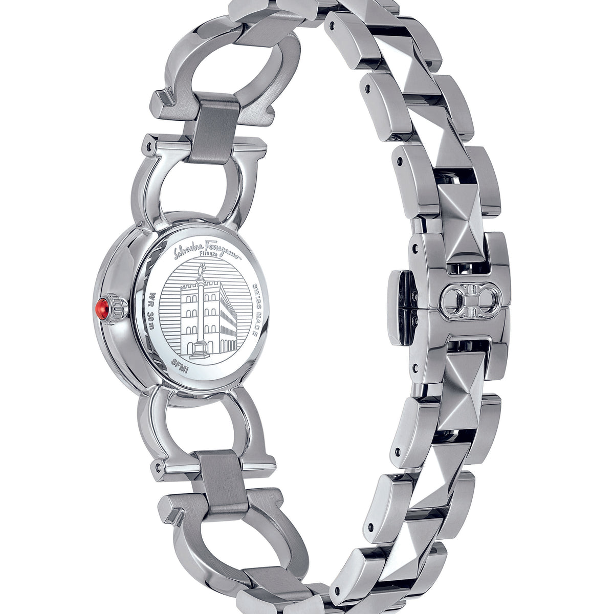 Ferragamo Women's Double Gancini 25mm Quartz Watch SFMI00122