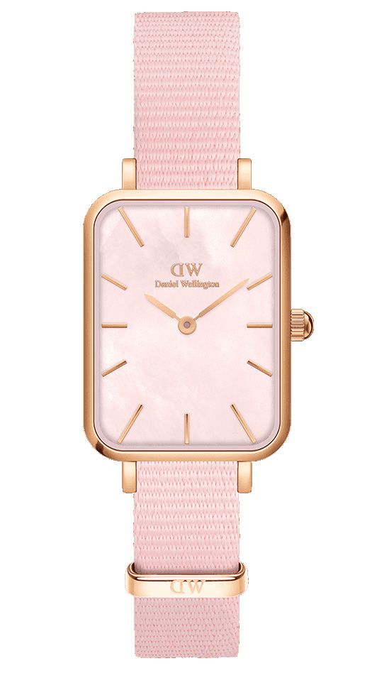 Daniel Wellington Women's Quadro Coral 20mm Quartz Watch DW00100509