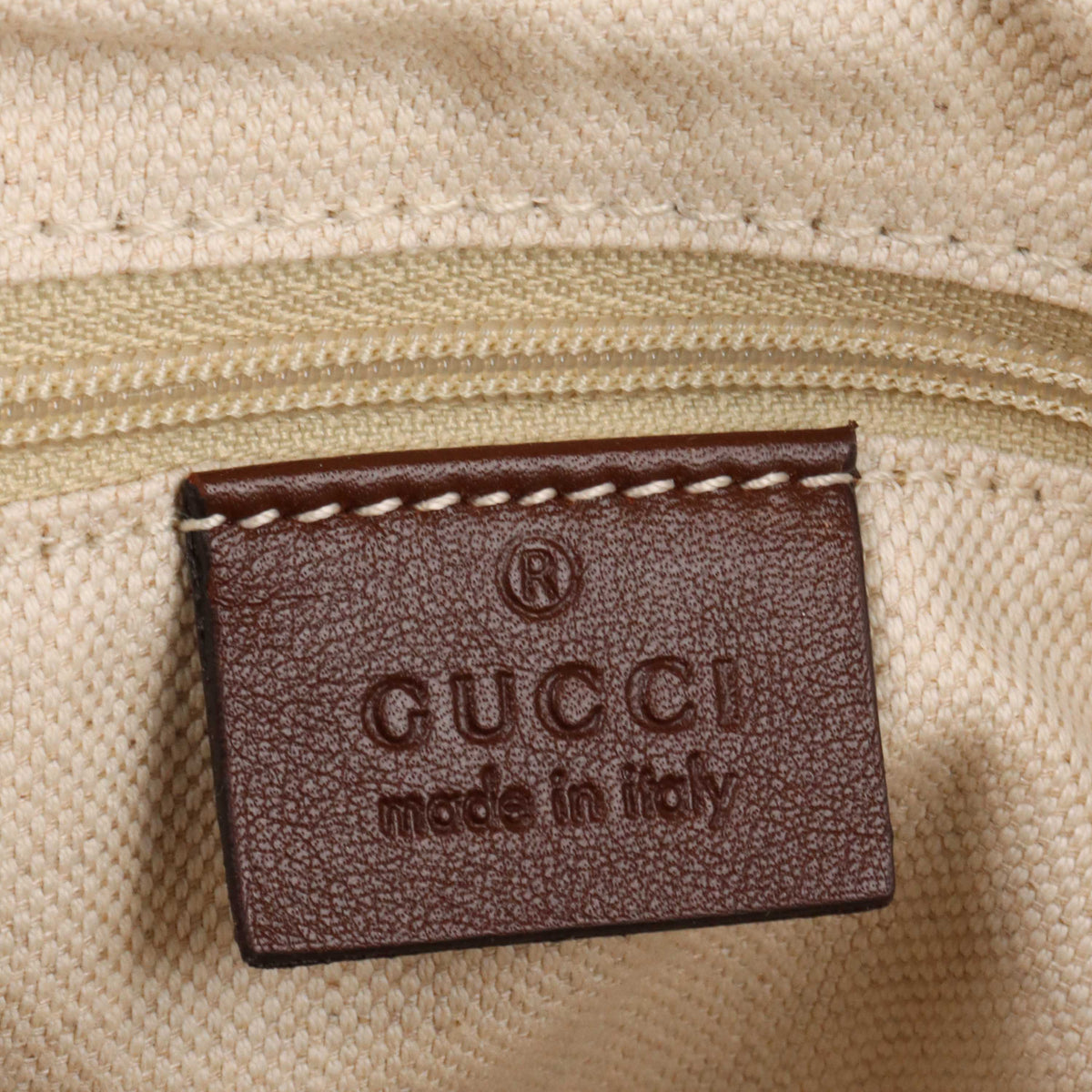 Gucci Vintage Brown Shoulder Bag.