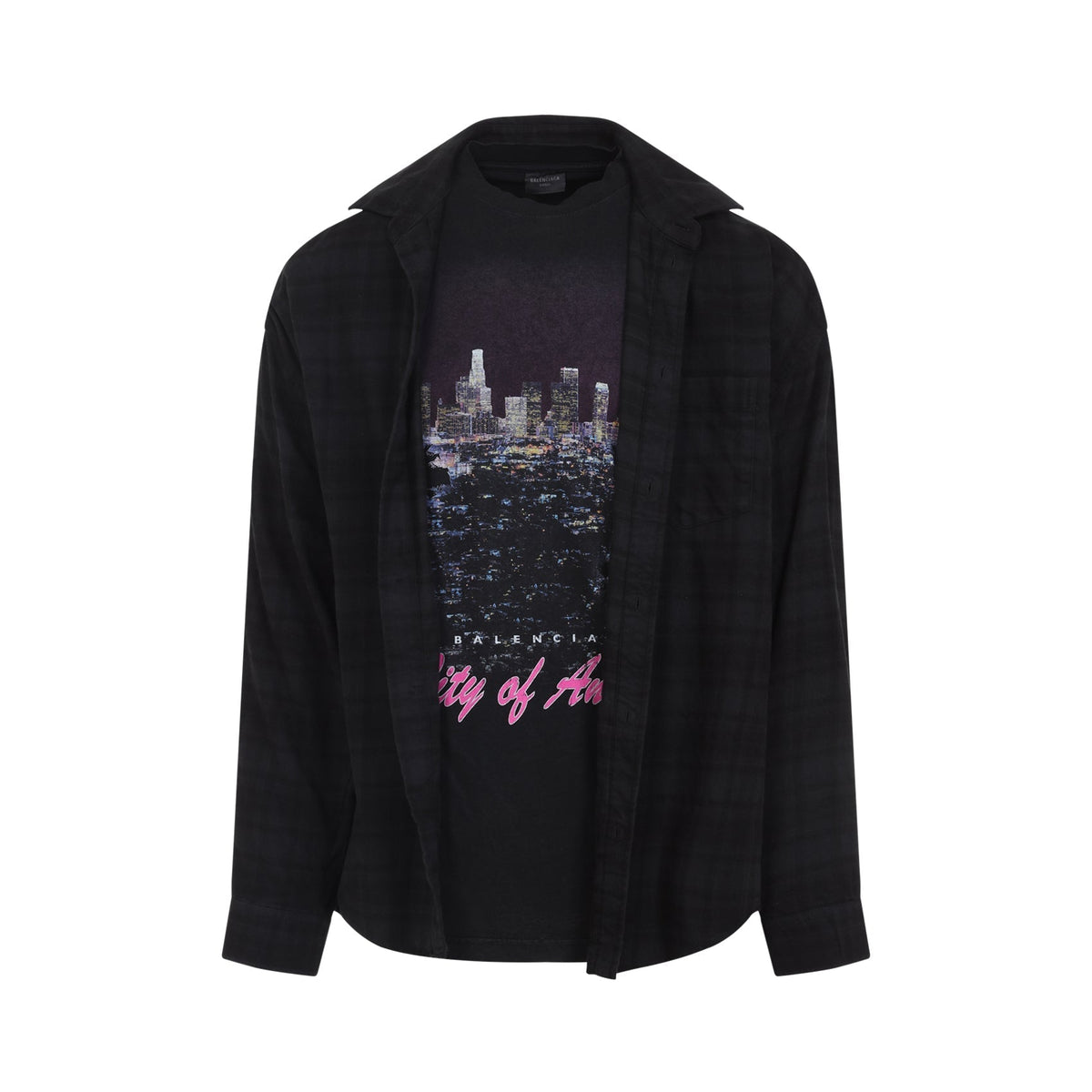 Balenciaga Ls Layered Shirt Men