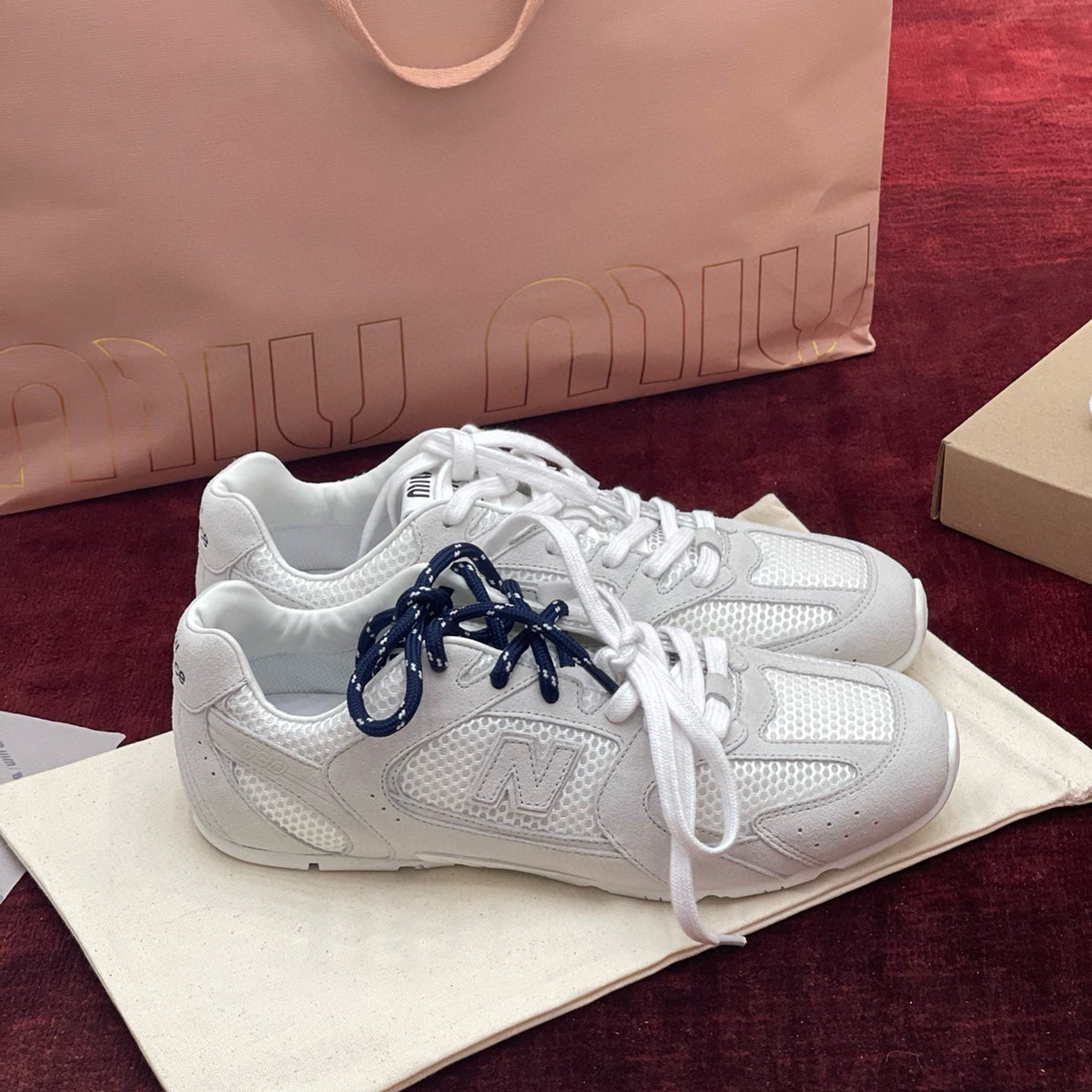 MIU M x NEW BALANCE TRAINERS